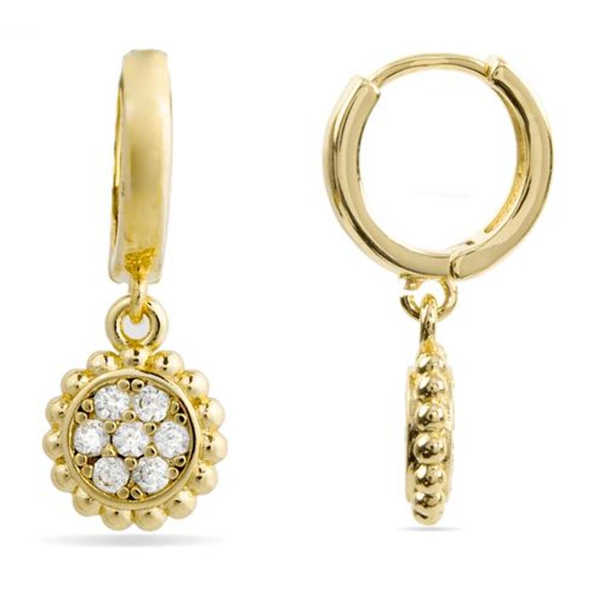 Pendientes Lux by Lux acabadoss en oro 18k