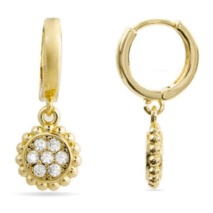 Pendientes Lux by Lux acabadoss en oro 18k