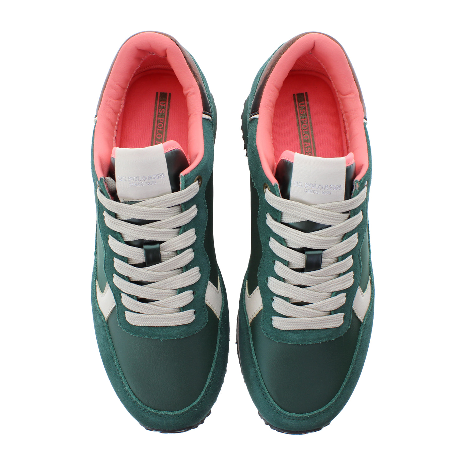 U.S. Polo Assn. - Sneakers SACHA005WDSN2 in camoscio per donna