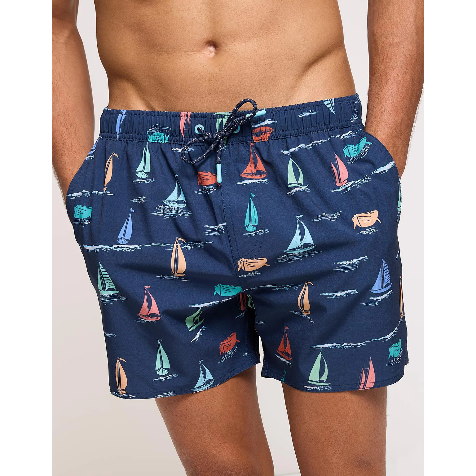 Bañador Estampado Azul Marino - Laumi