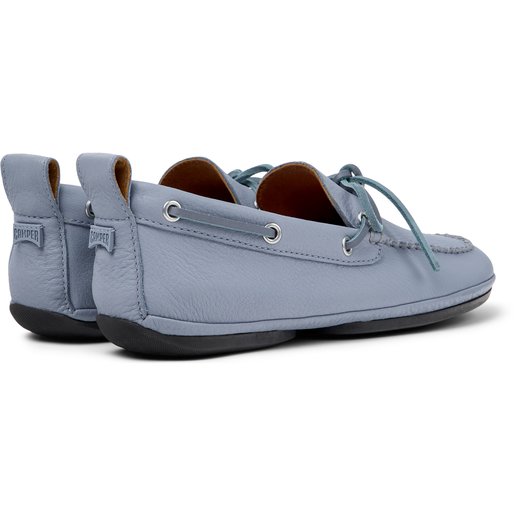 Ballerini - CAMPER Right Nina - Blu - Pelle liscia