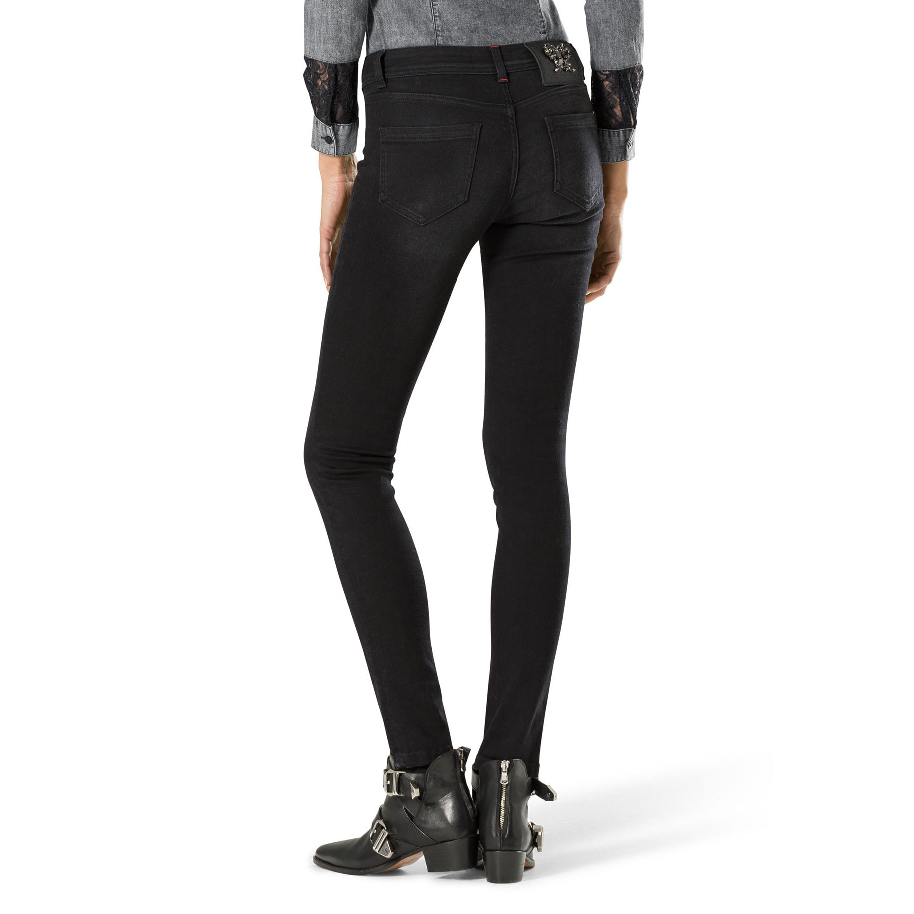 PHILIPP PLEIN jeggings "dance with the devil"