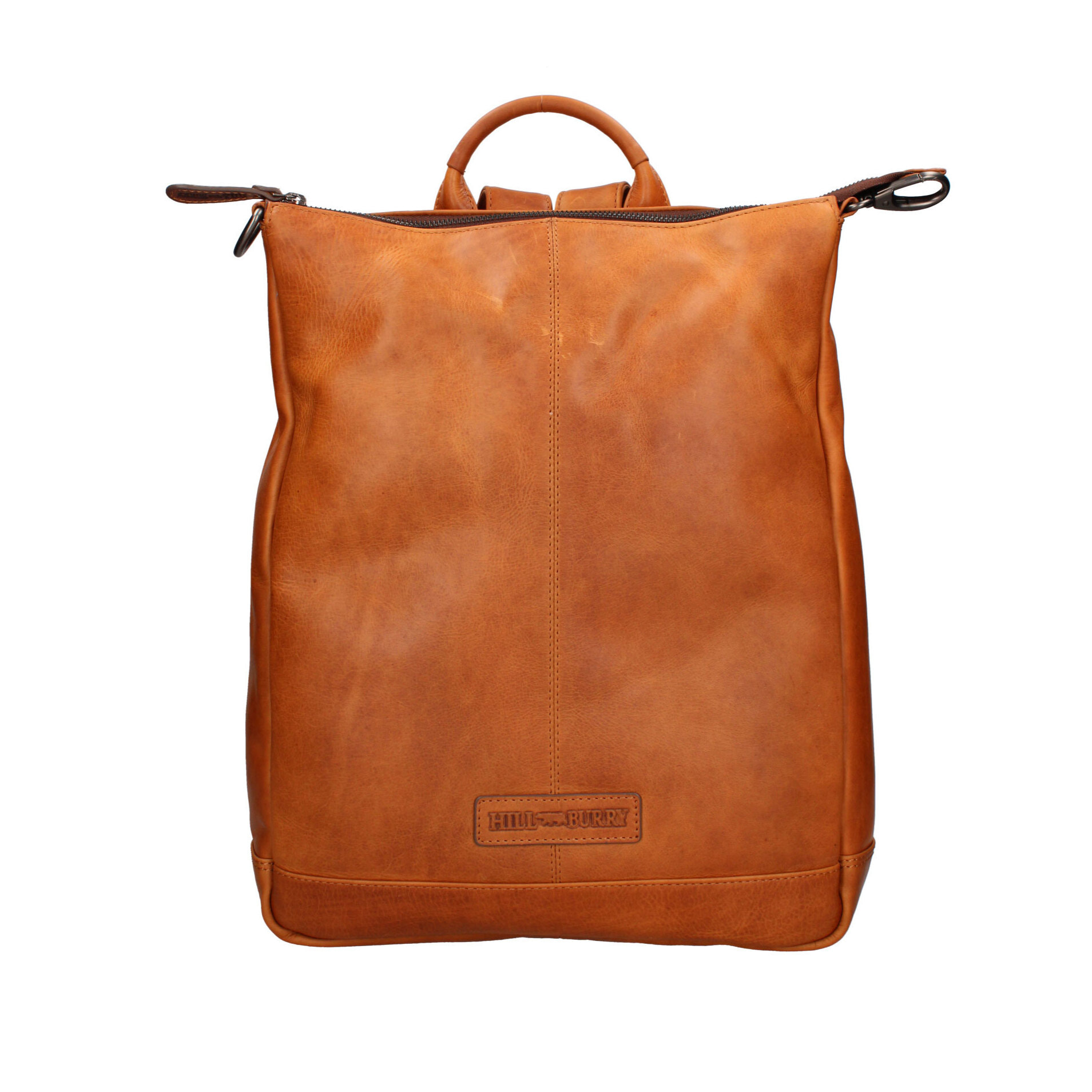 Borsa a mano convertibile in zaino  da uomo In Vera pelle Made in Italy 32x39x10 cm