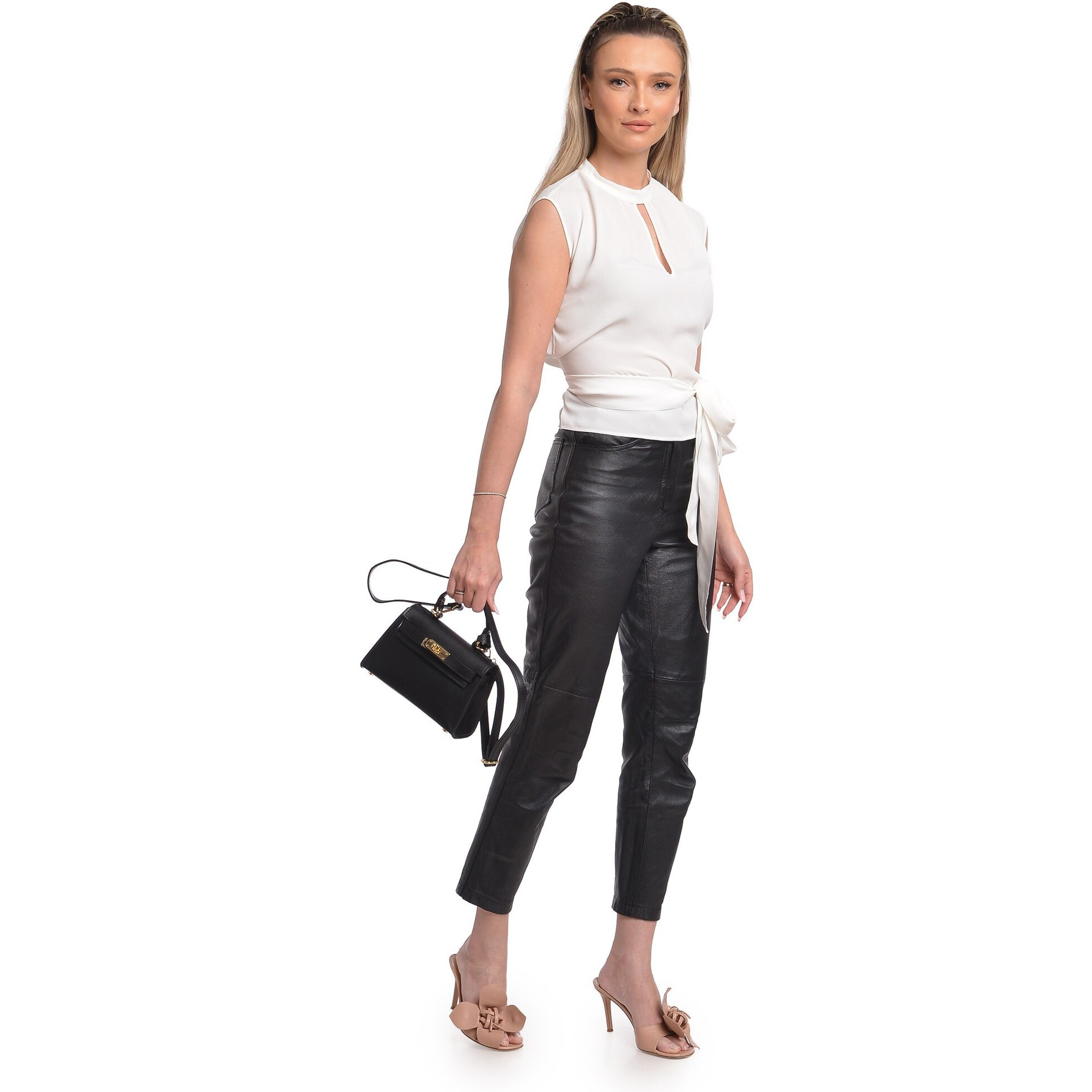 Borsa a spalla Anna Luchini Nero