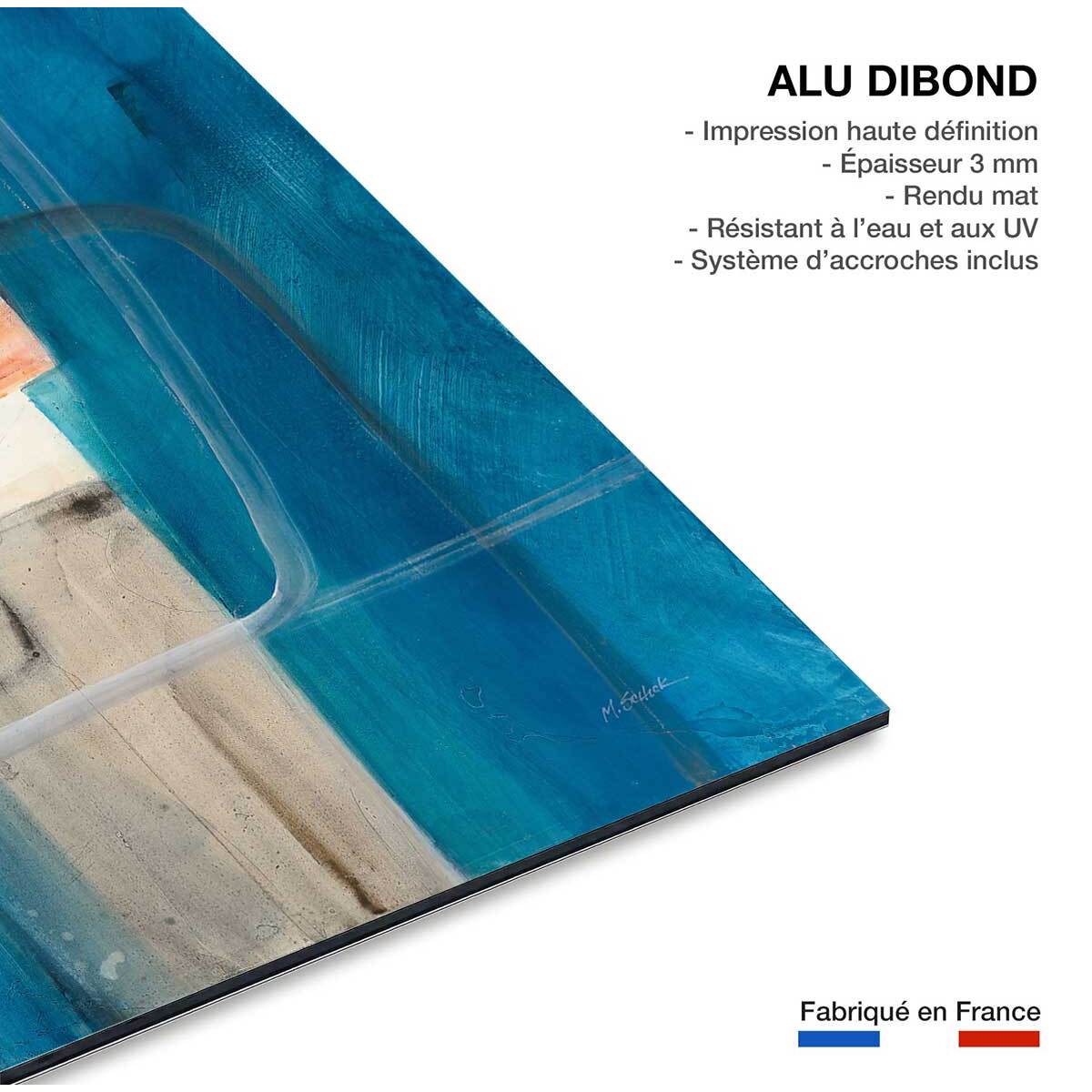 Tableau Passage bleue Tableau alu Dibond