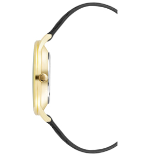 Reloj Nine West NW-2560BKBK Mujer Analogico Cuarzo con Correa de Cuero