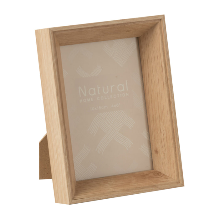 J-Line cadre photo - bois - naturel - 2 pcs