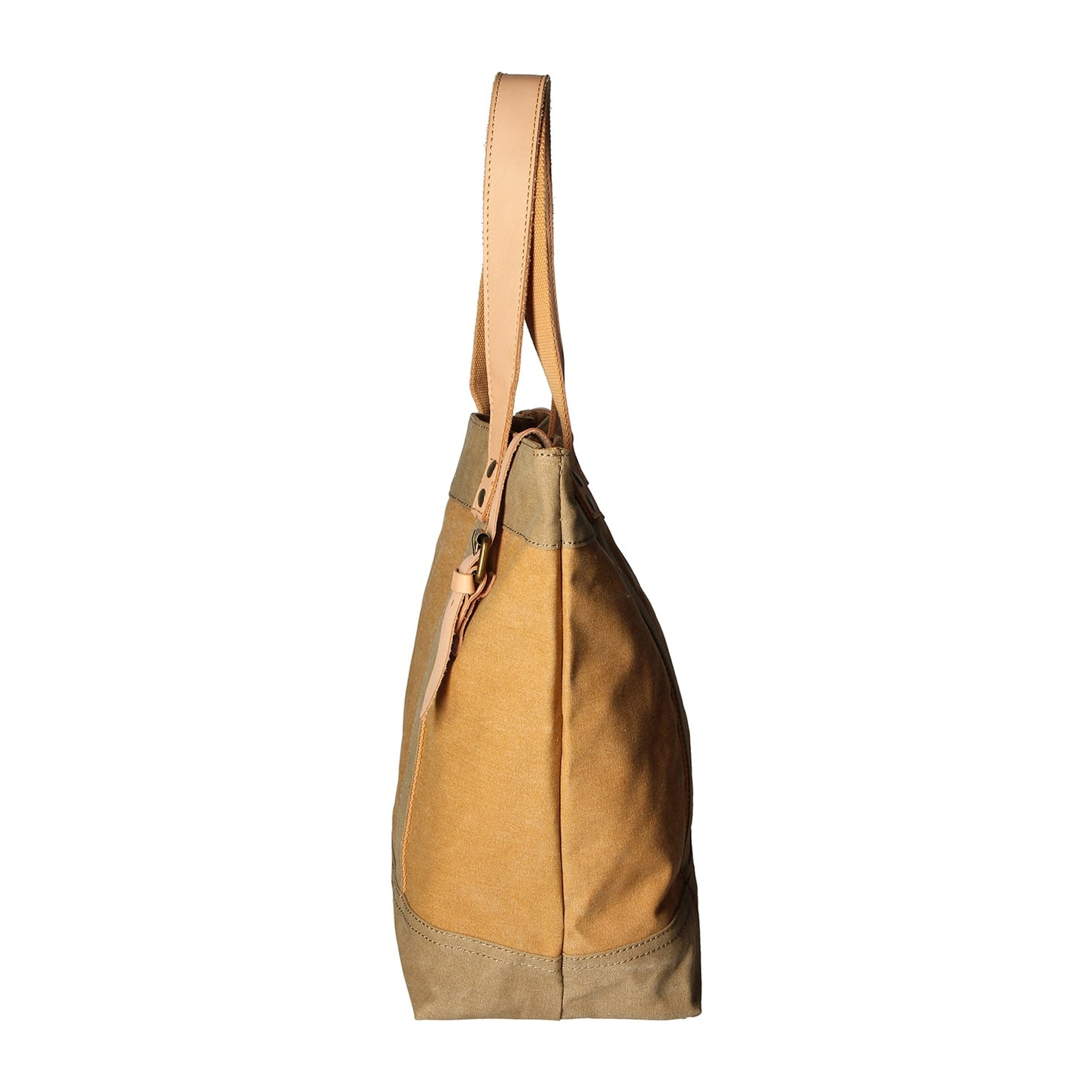 Borsa a mano unisex - Modello Maura - Canvas e pelle - 38.0 x 37.0 x 16.0 cm