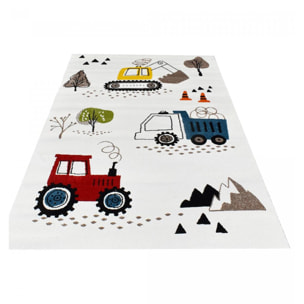 Tapis enfant TOSILO  Ecru certifié OEKO-TEX