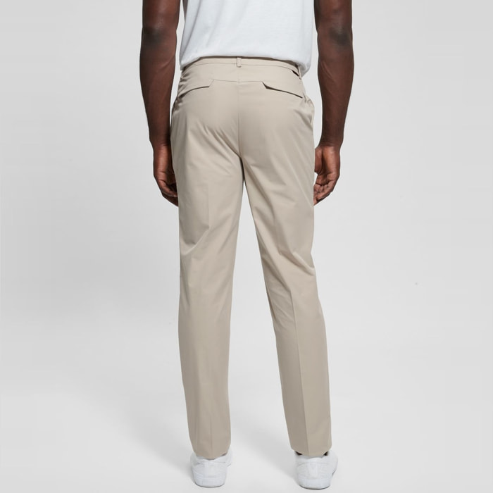 Pantalon - forme chino - beige