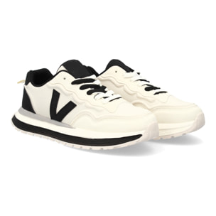 Zapatilla hombre casual con contrastes