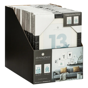 Cadre photo "Manu" noir 13x18cm