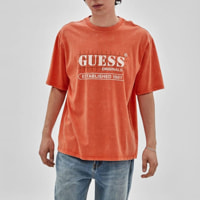 GUESS Originals - T-shirt - 100% coton - orange