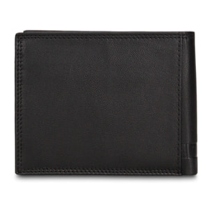Portafoglio uomo in vera pelle - Modello Eldrin Prime - Casual - 12.5 x 9.5 x 2.0 cm