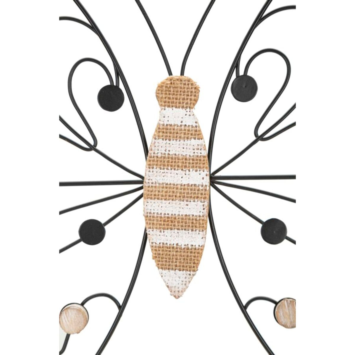 PANNELLO IN FERRO E LEGNO BUTTERFLY CM 39,5X1,5X33,5 MIN 2