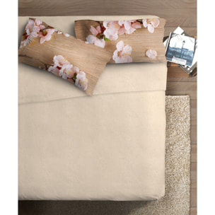 Completo letto fotografico Fine-Art IPERSAN Puro Cotone Fiori di Ciliegio