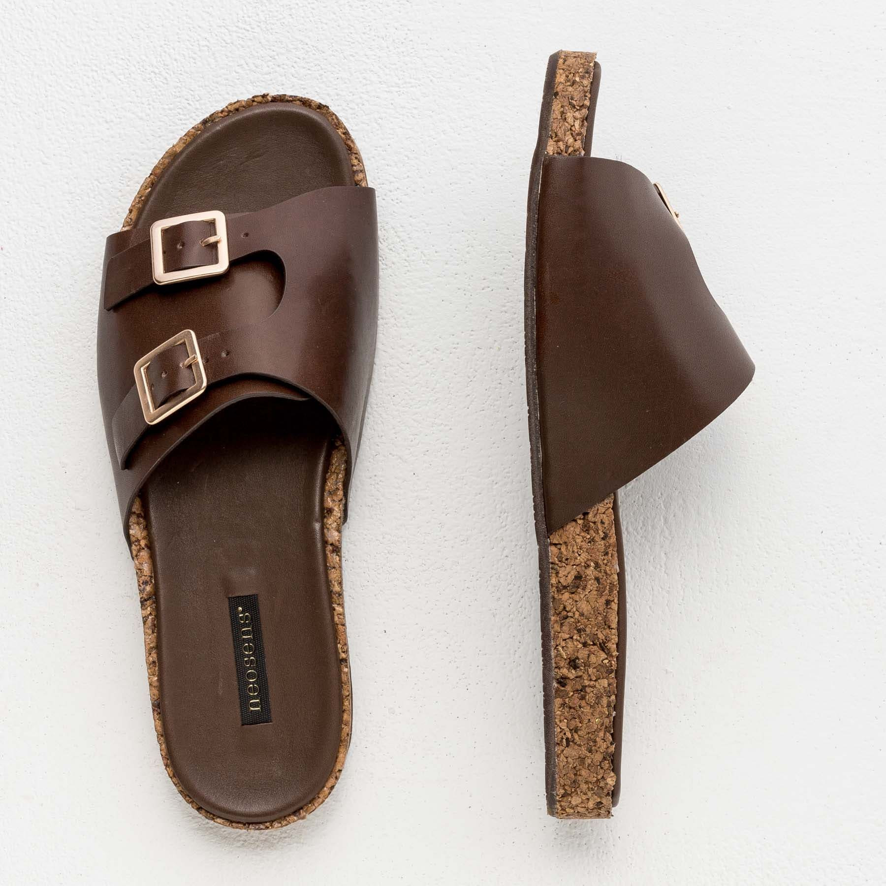 Sandalias S3192 RESTORED SKIN BROWN /RONDO color Brown