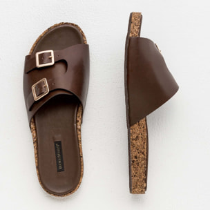 Sandalias S3192 RESTORED SKIN BROWN /RONDO color Brown