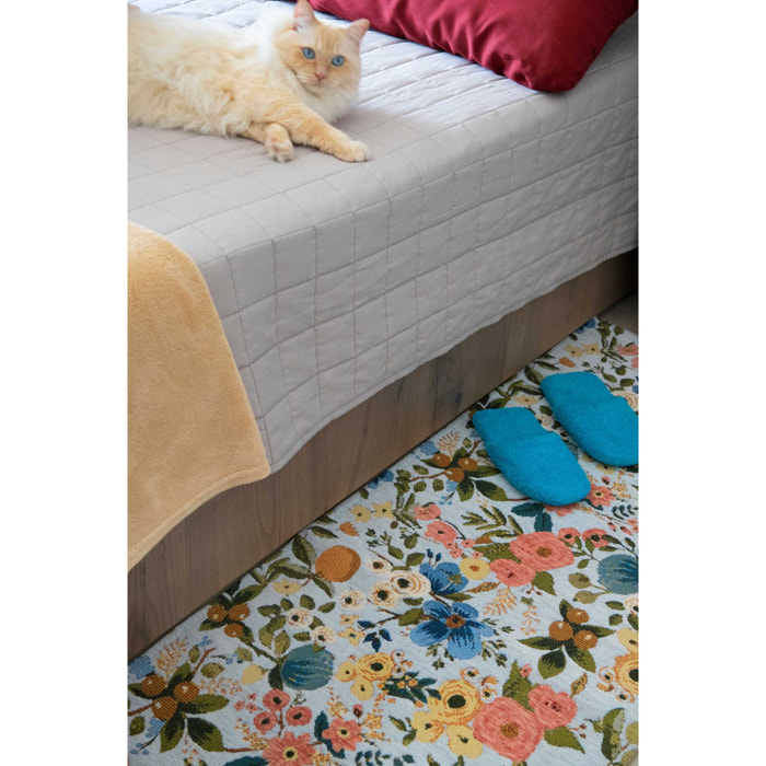 Tappeto Excelsa Fiori Frida poliestere e cotone 55x180 cm multicolore