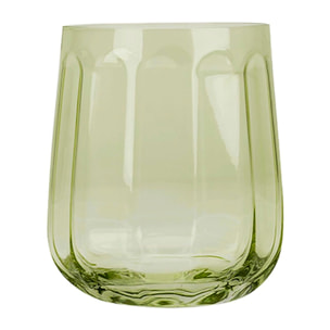 Lot de 4 gobelets en verre 52,5cl verts RIVIERA