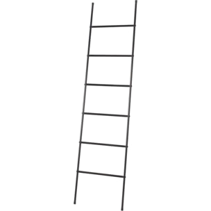 Toallero Escalera 6 Niveles Acero Negro