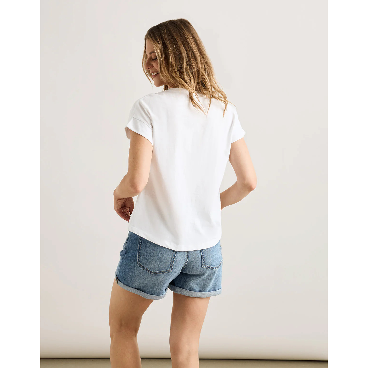 Camiseta Manga Corta Blanco - Nalieta