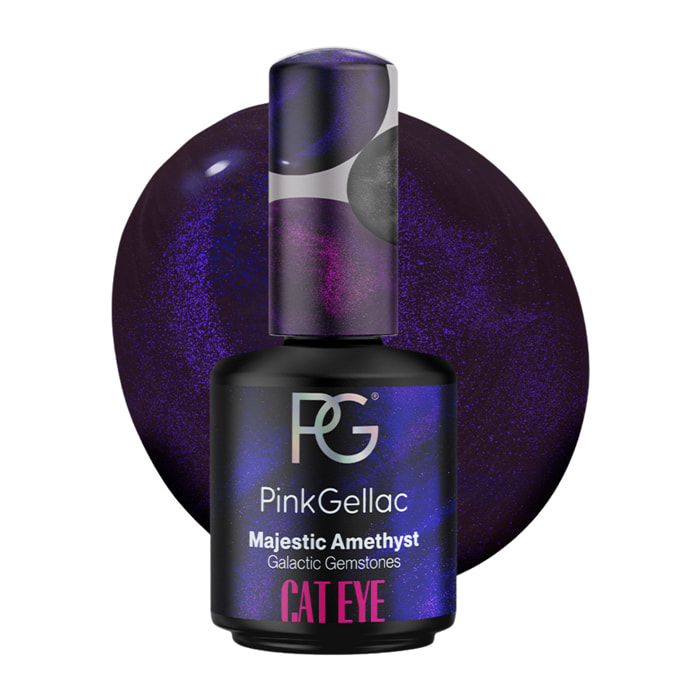 Vernis semi-permanent - Cat Eye - Majestic Amethyst - 15 ml