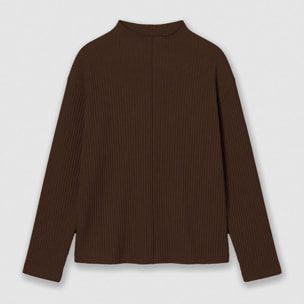 Set jersey pantalón canalé chocolate