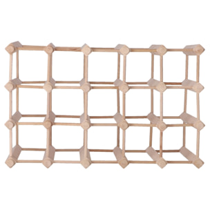 Botellero de haya para 20 botellas