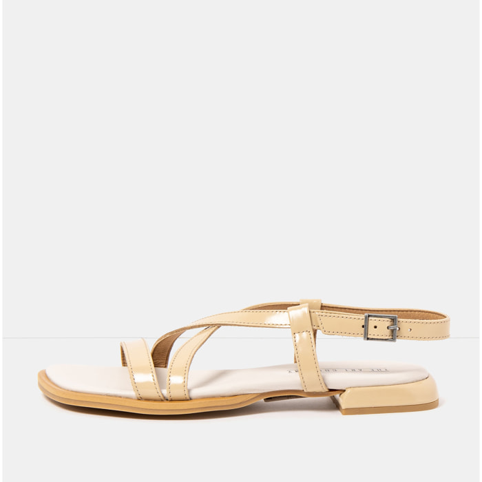 Sandalias 2001 NAPPA SHINNY CHAMPAGNE / BERGAMO color Champagne