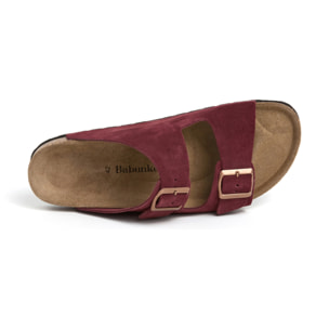 SANDALIA BABUNKERS ROJO