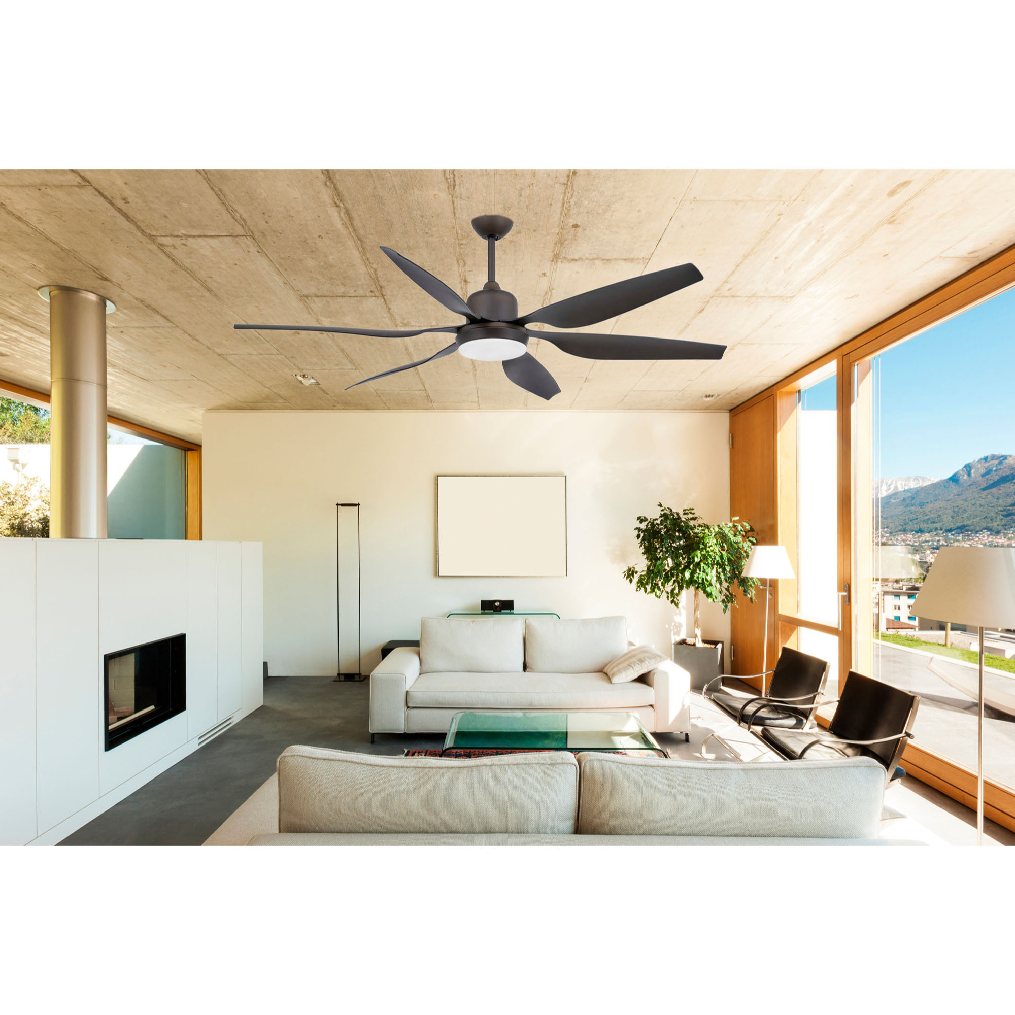 TILOS XL Ventilatore marrone DC