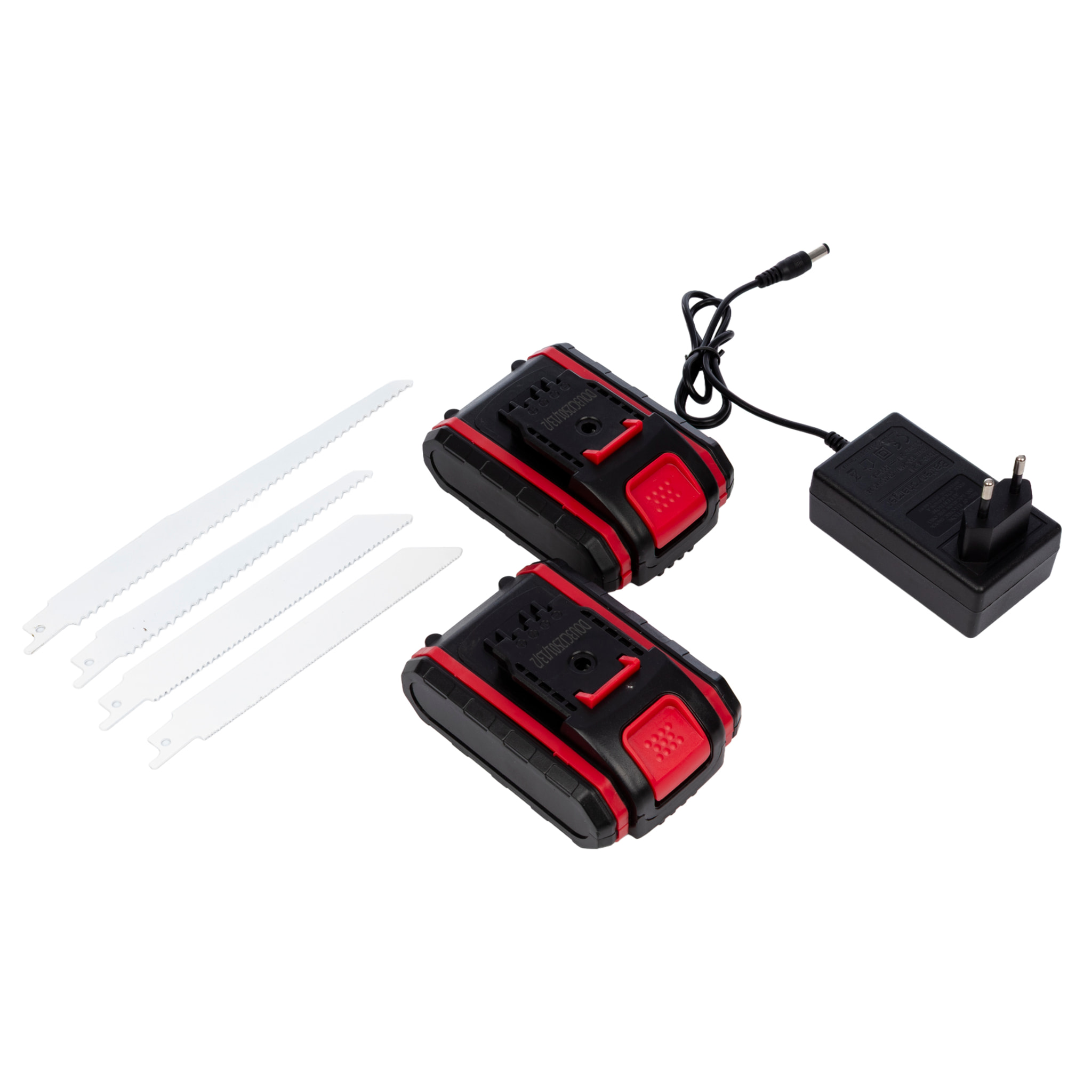 Sega a gattuccio con lama da 12 pollici e 2 batterie da 75000mAh.