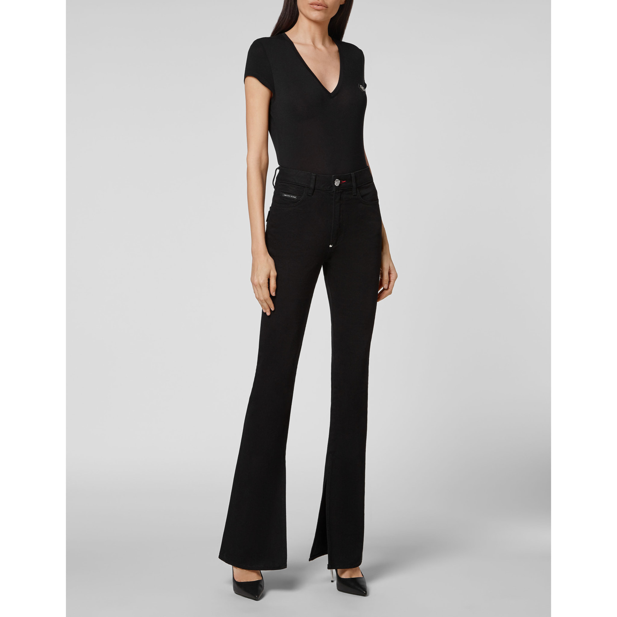 PHILIPP PLEIN Vaqueros Flare Fit ICONIC PLEIN