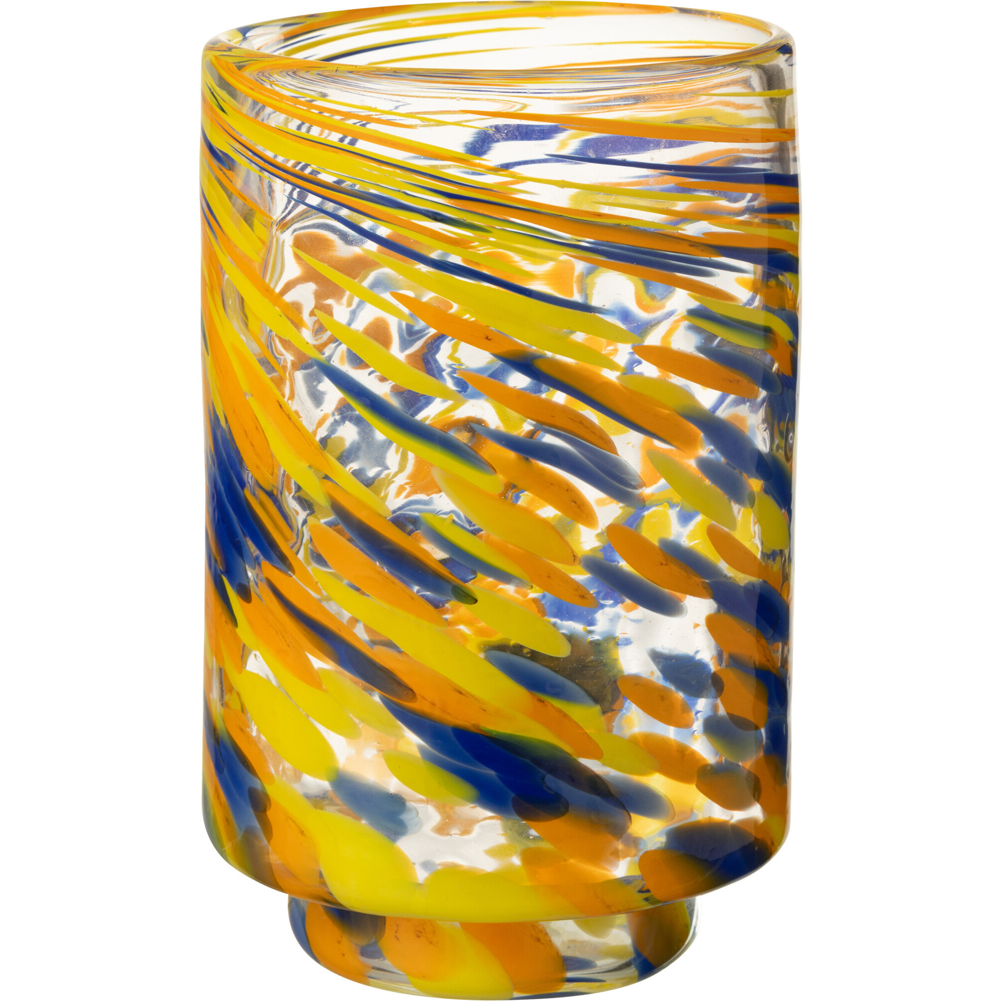 J-Line vase Arun - verre - mix - large - Ø 15 cm