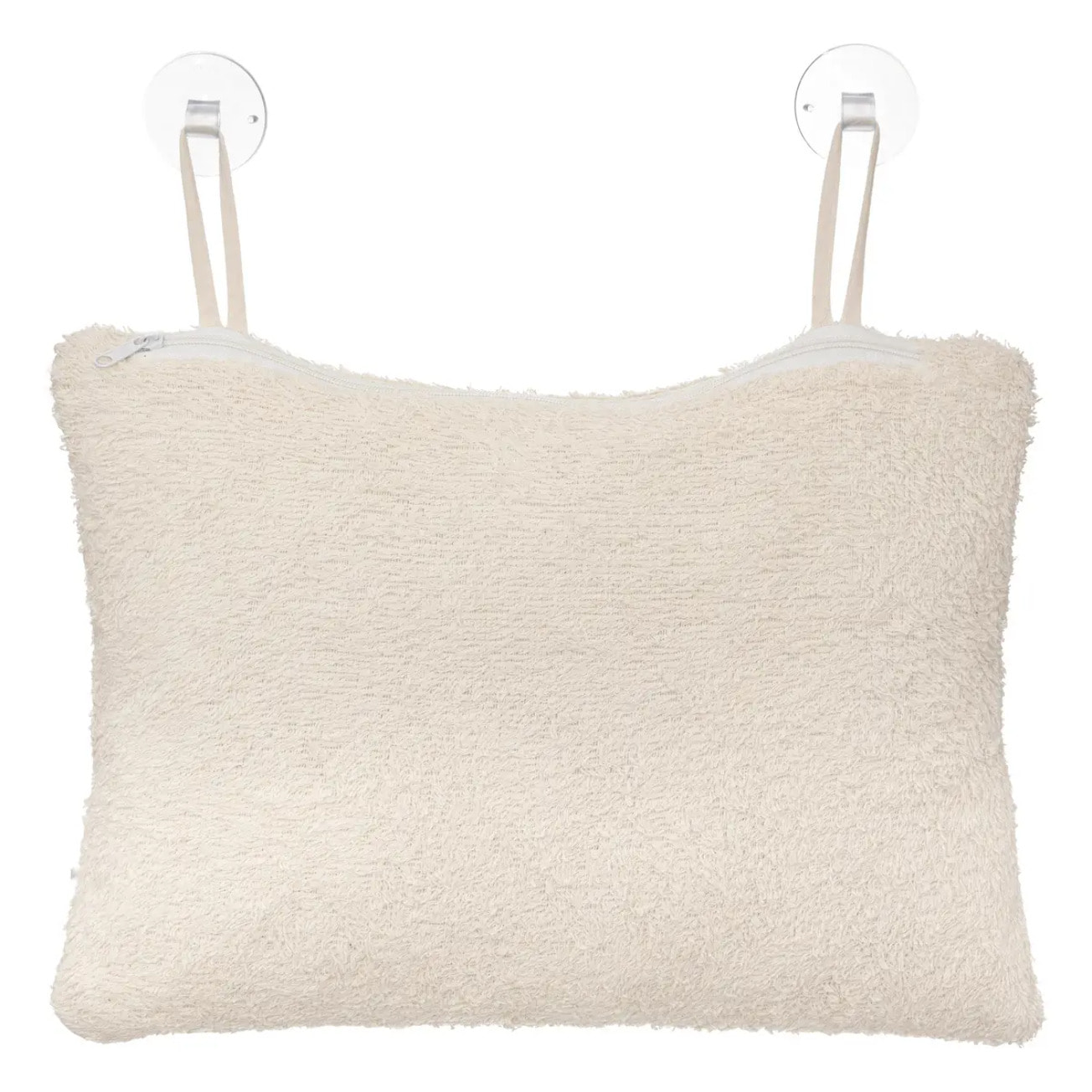 Oreiller de bain coton fixation ventouse