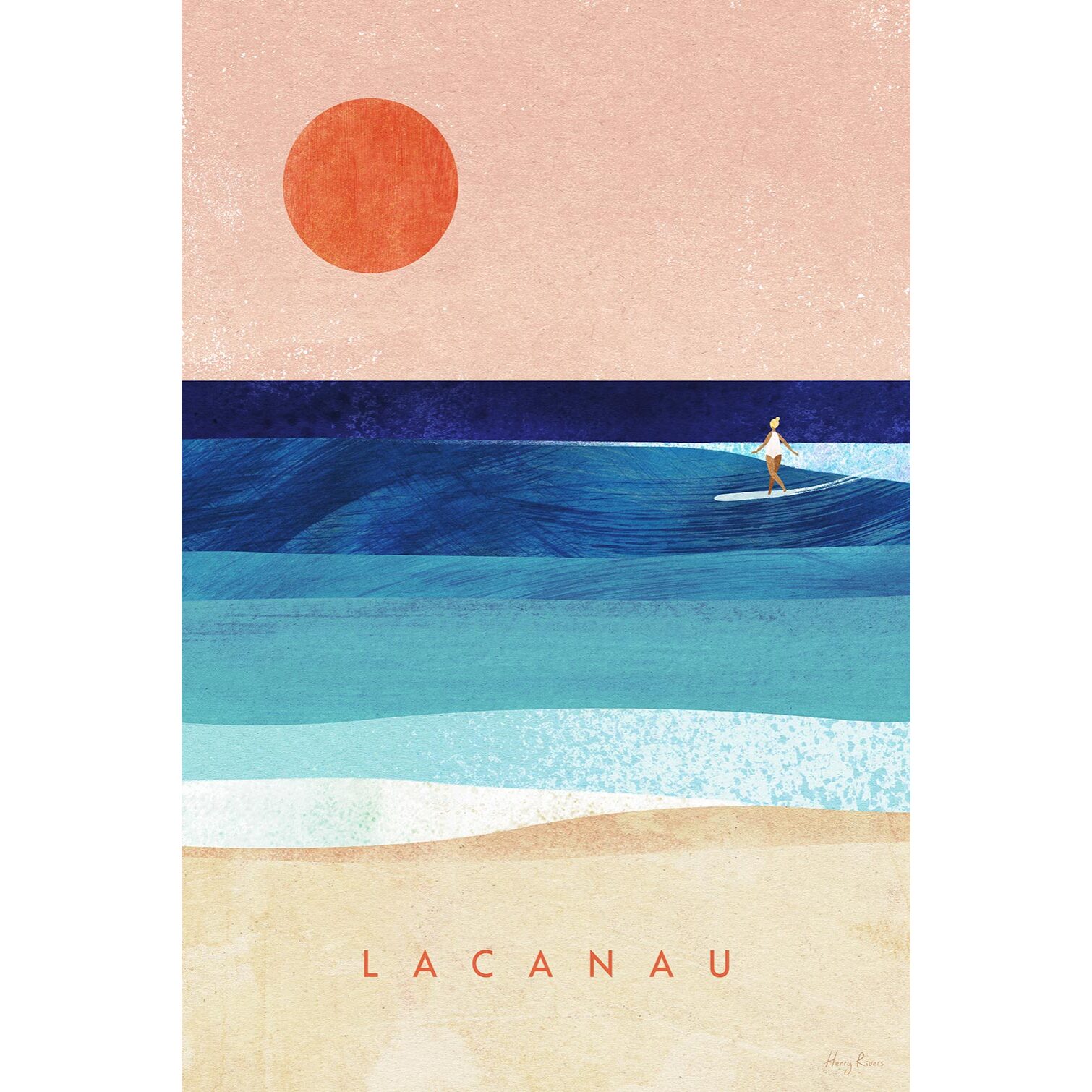 Tableau sud ouest lacanau  Toile imprimée