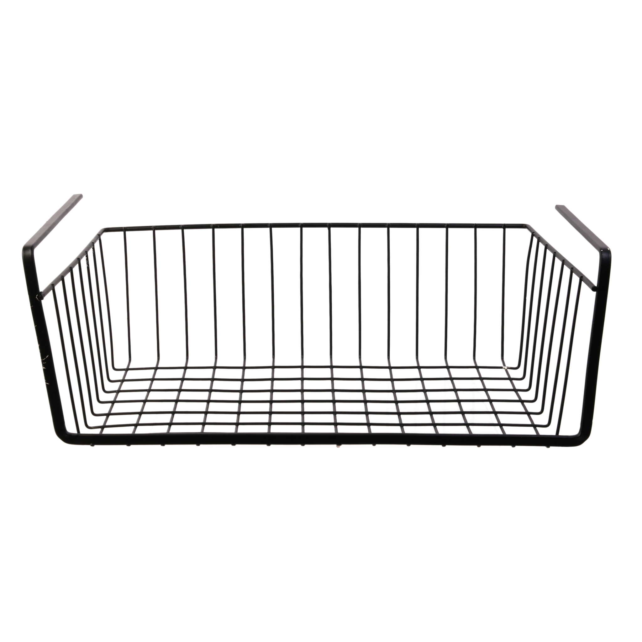 Panier Suspendu - JE CHERCHE UNE IDEE - Métal Filaire - Noir