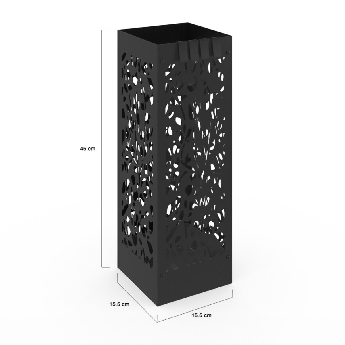 Porte-parapluie Flora en métal 45 cm