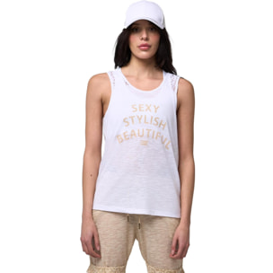 Camiseta de tirantes mujer Leone Lace