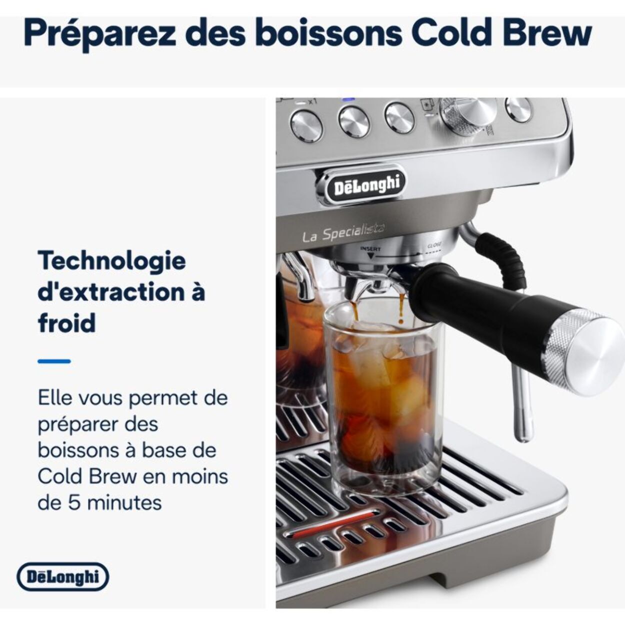 Machine à expresso DELONGHI Specialista Arte Evo EC9255.M Metal