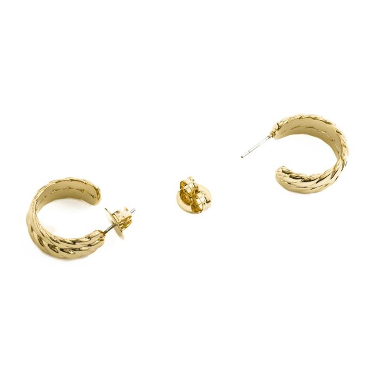 Pendientes Lux by Lux acabadoss en oro amarillo de 18k