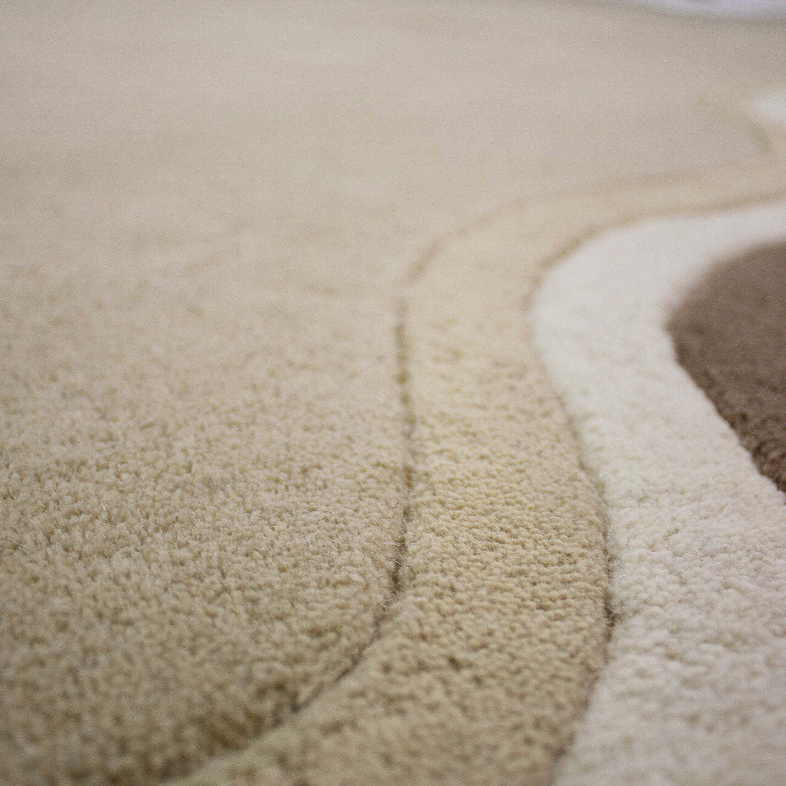 Tapis en laine LEO SCALLOP