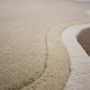 Tapis en laine LEO SCALLOP