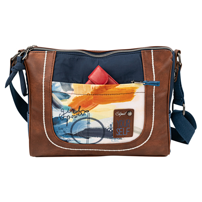 Bolso Bandolera Mujer Skpat Sirmione Azul Marino