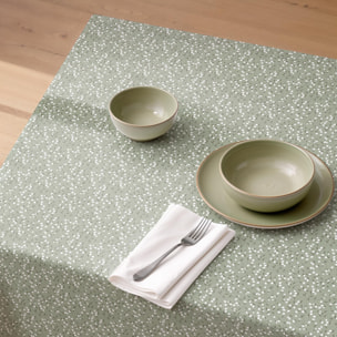 Nappe anti-taches LUCA VERT - en 100 % coton
