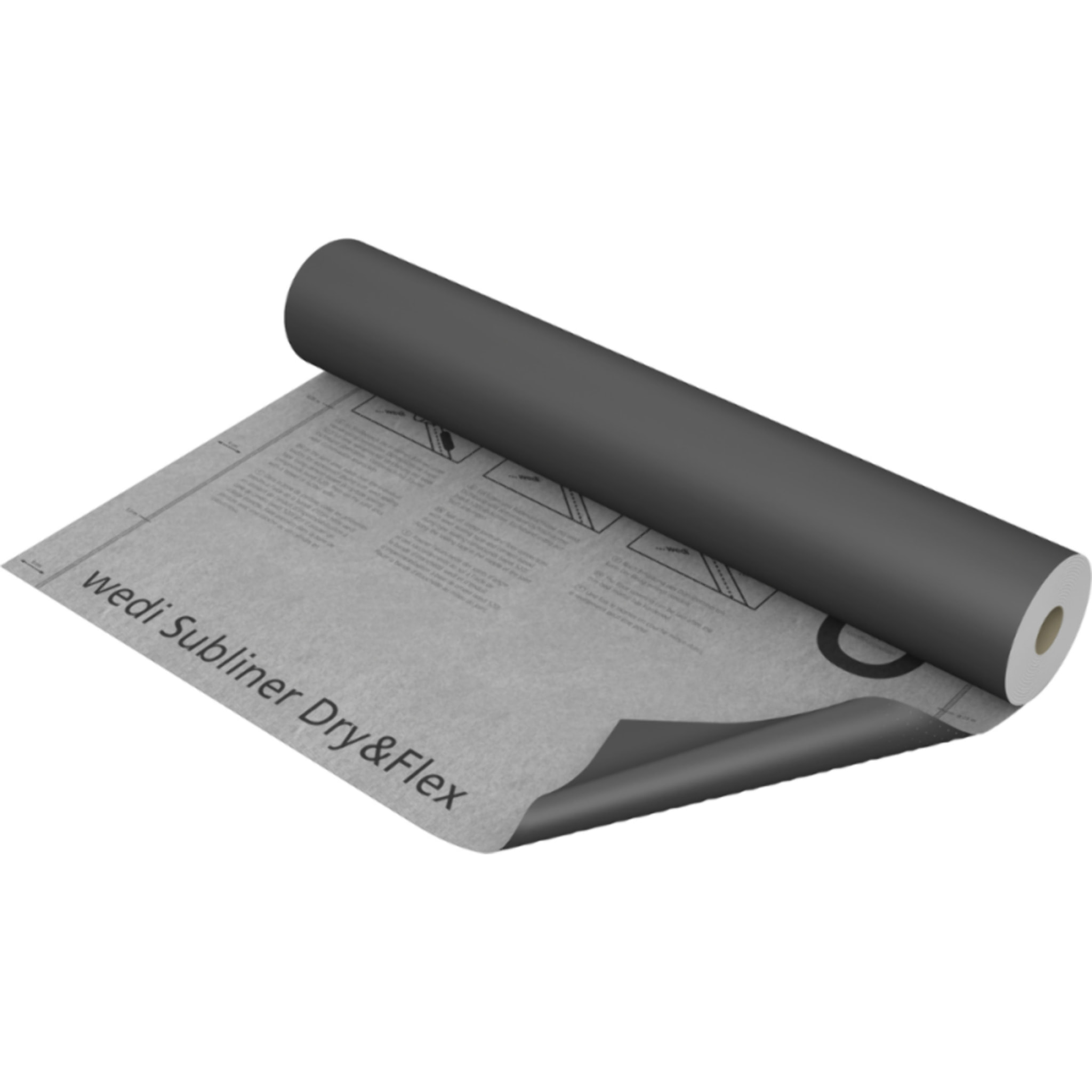 Natte d'étanchéité et désolidarisation wedi Subliner Dry & Flex rouleau 1 m × 15 m