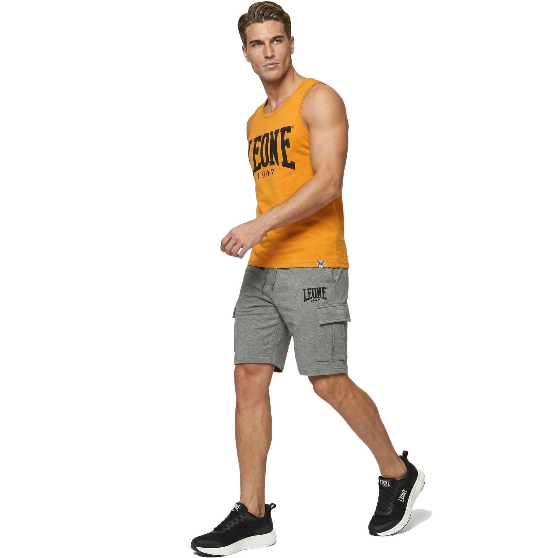 Canotta Leone 1947 Apparel con grande logo Boxing. Stile deciso per allenamento.
