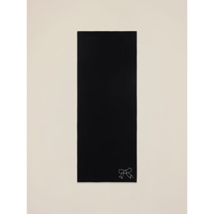 Oltre - Bufanda de punto con cristales - Negro