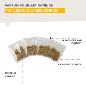 Sachets de granulés de parfum pour aspirateur à la vanille TopFilter